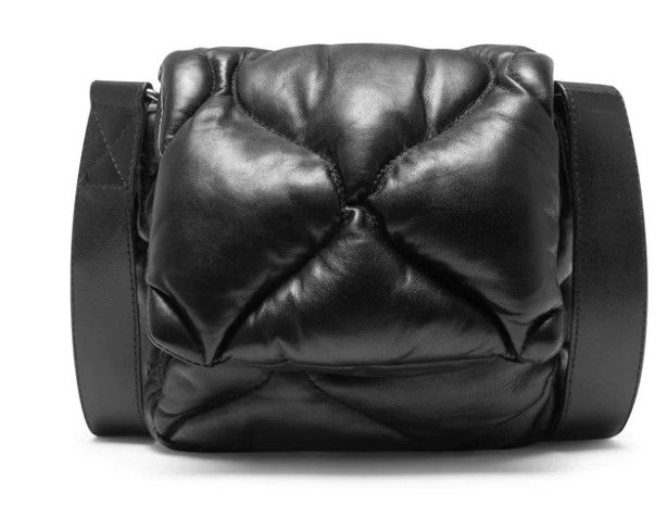 Depeche Leather Mobile Bag Black