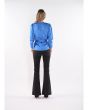 Co'Couture Mira Wrap Blouse New Blue
