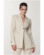 Patrizia Pepe Canvas Jacket Beige
