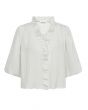 Co'Couture Sueda Puff Blouse White