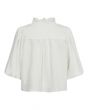 Co'Couture Sueda Puff Blouse White