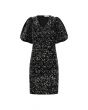 Co'Couture Serena Sequin Dress Black