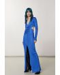 Patrizia Pepe Long Slim Fit Dress Blue Ray