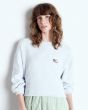 American Vintage ATUBAY sweater baby blue
