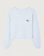 American Vintage ATUBAY sweater baby blue