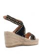 Babouche Avi Espadrilles Sleehak Zwart