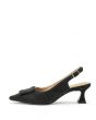 Babouche Freja 24-Black Freja | Slingback Zwart
