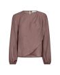 Co’Couture 45004-ConnyCC-Drape-Blouse-103-02 Roze