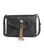 Depeche 16956 Crossover-Nero Leather bag 