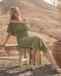 Freebird Bonne Dress Sage Green