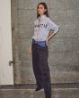 Haute L’Amitié Stripe Chest Logo Shirt Blauw
