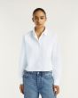 Denham Kiri Crop-White