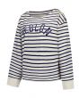 Deblon Letitia Striped Sweater Pearl Navy