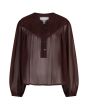 Love Stories Breeze Long Sleeve Shirt Dark Brown