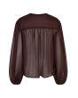Love Stories Breeze Long Sleeve Shirt Dark Brown