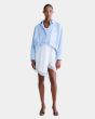 Love Stories Joey One-Piece Shirt Dress Blue