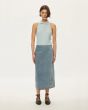 Oval Square Sunny Polo Top Cashmere Blue