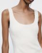 Patrizia Pepe 2A2962 A654-W White SHEATH DRESS    