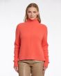 Rino&Pelle NOOR TURTLENECK SWEATER bright coral