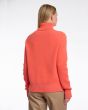 Rino&Pelle NOOR TURTLENECK SWEATER bright coral
