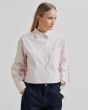 Second Female Baulo Slit Shirt 59953 Baulo-Mauve