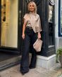 Co'Couture IdunCC Cape SS Blouse Walnut