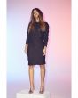 Co'Couture Dalia Drape Dress Black