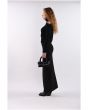 Patrizia Pepe Piercing Cut Out Sweater Black