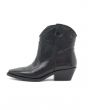 Babouche lage cowboy boots zwart