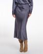 rino&pelle VERA MIDI SKIRT 7002512 Vera-N Grey