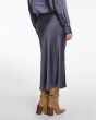 rino&pelle VERA MIDI SKIRT 7002512 Vera-N Grey