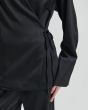 second female Glari Wrap Shirt black sand