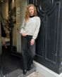 American vintage cardigan grijs