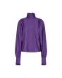 Co'Couture Kira Pleat Blouse Violet