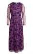 Co'Couture Mauve Mesh Dress Purple