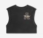 Alix The Label Sleeveless T-Shirt Black