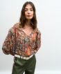 Acces Paisley Print Blouse Orange