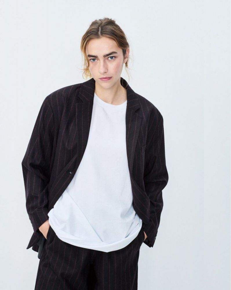 American Vintage Dirow Blazer Ramar RAYURES MARINE