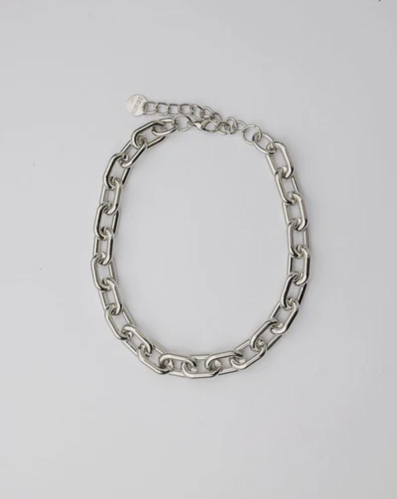 Bow19details Samantha Necklace Silver