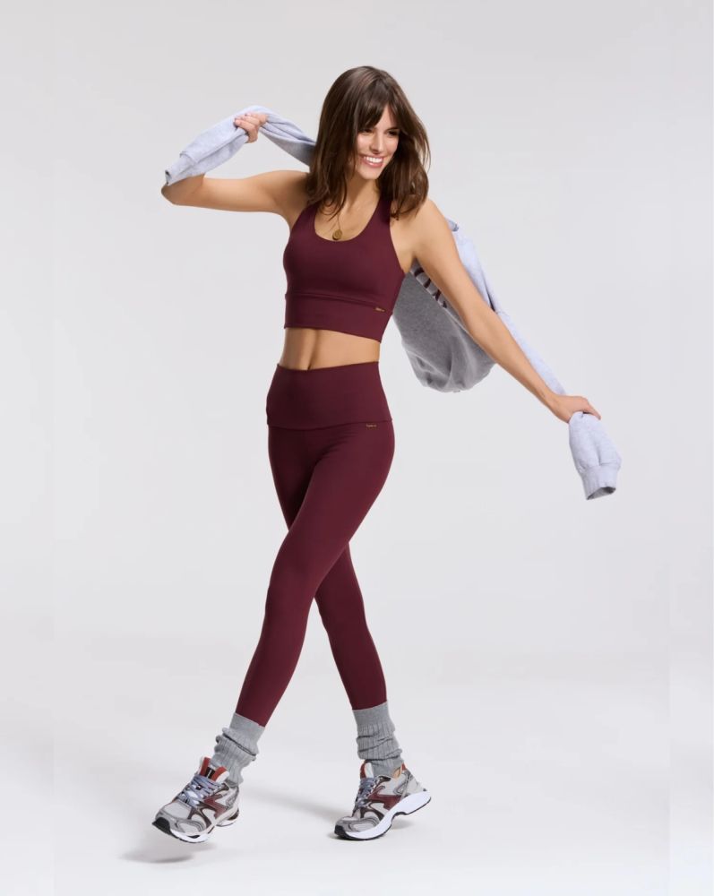 Deblon Classic Leggings High Waistband | Bordeaux