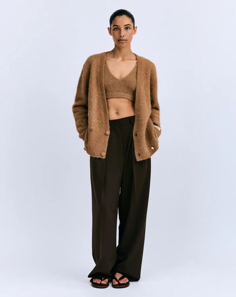 Love Stories Josey Soft Comfy Bralette Brown