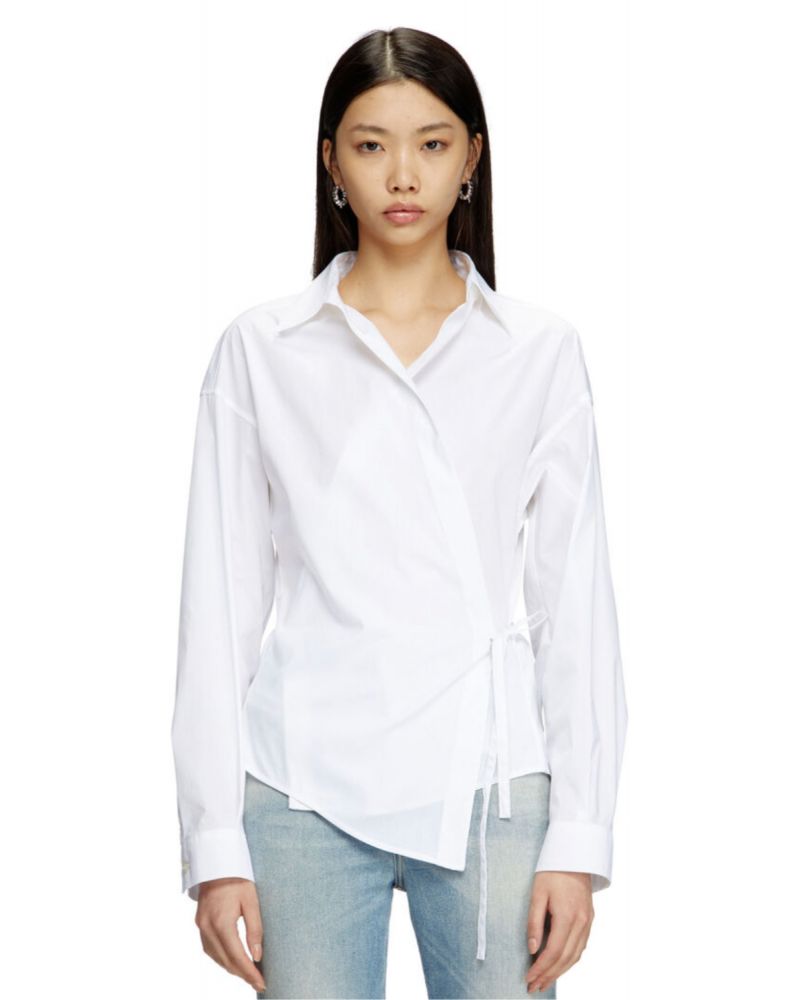 Diesel C-Delphi wrap blouse