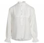 Co'Couture Callum Pintuck Frill Shirt White