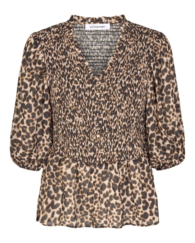 Co'couture Adore Animal Smock Blouse