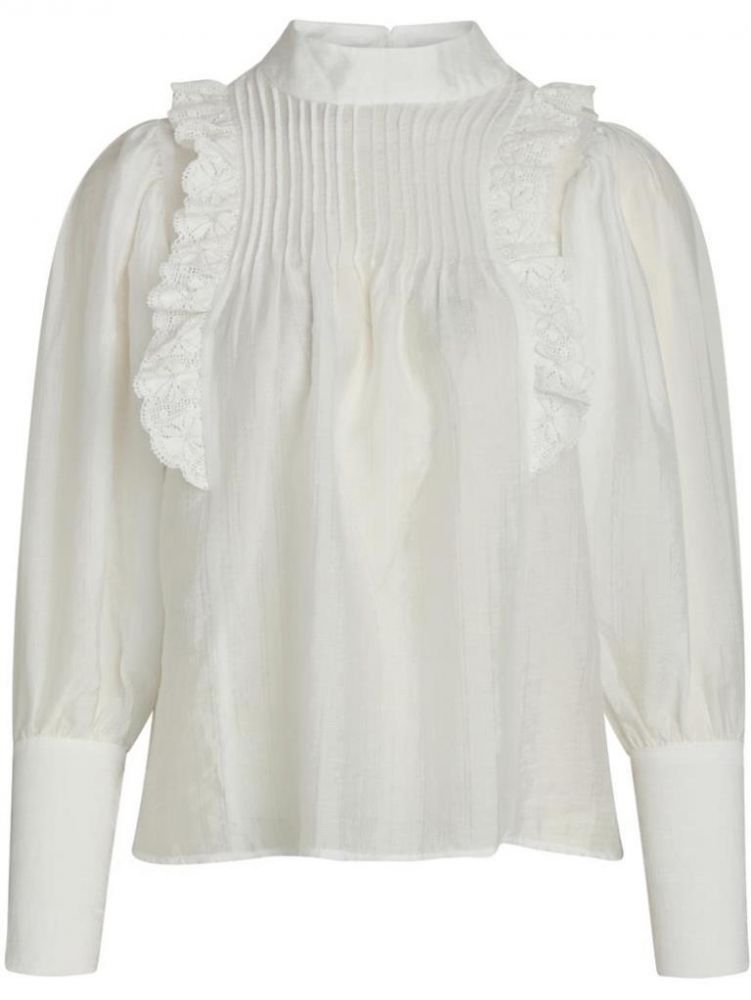 Co'Couture Lisissa Frill Blouse White