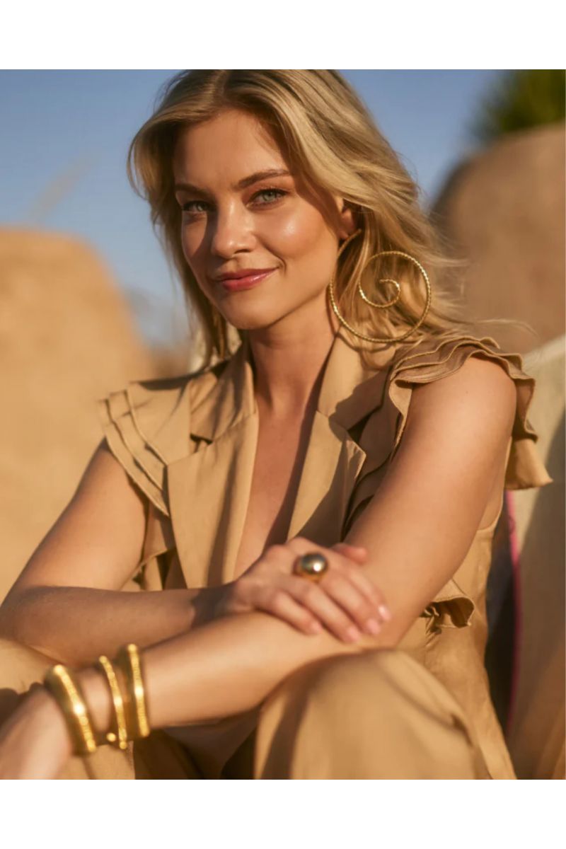 Freebird Gabriela Champagne Blazer