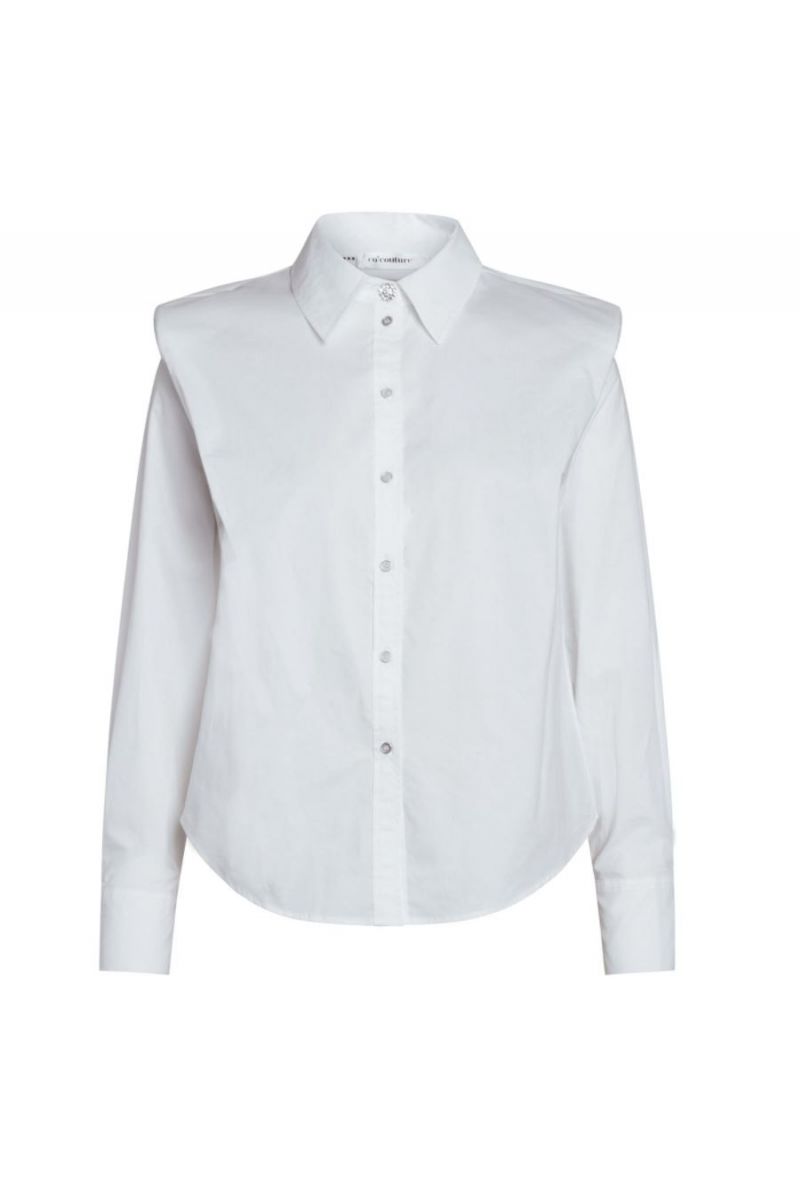 Co'Couture Coriolis Box Shoulder Shirt White