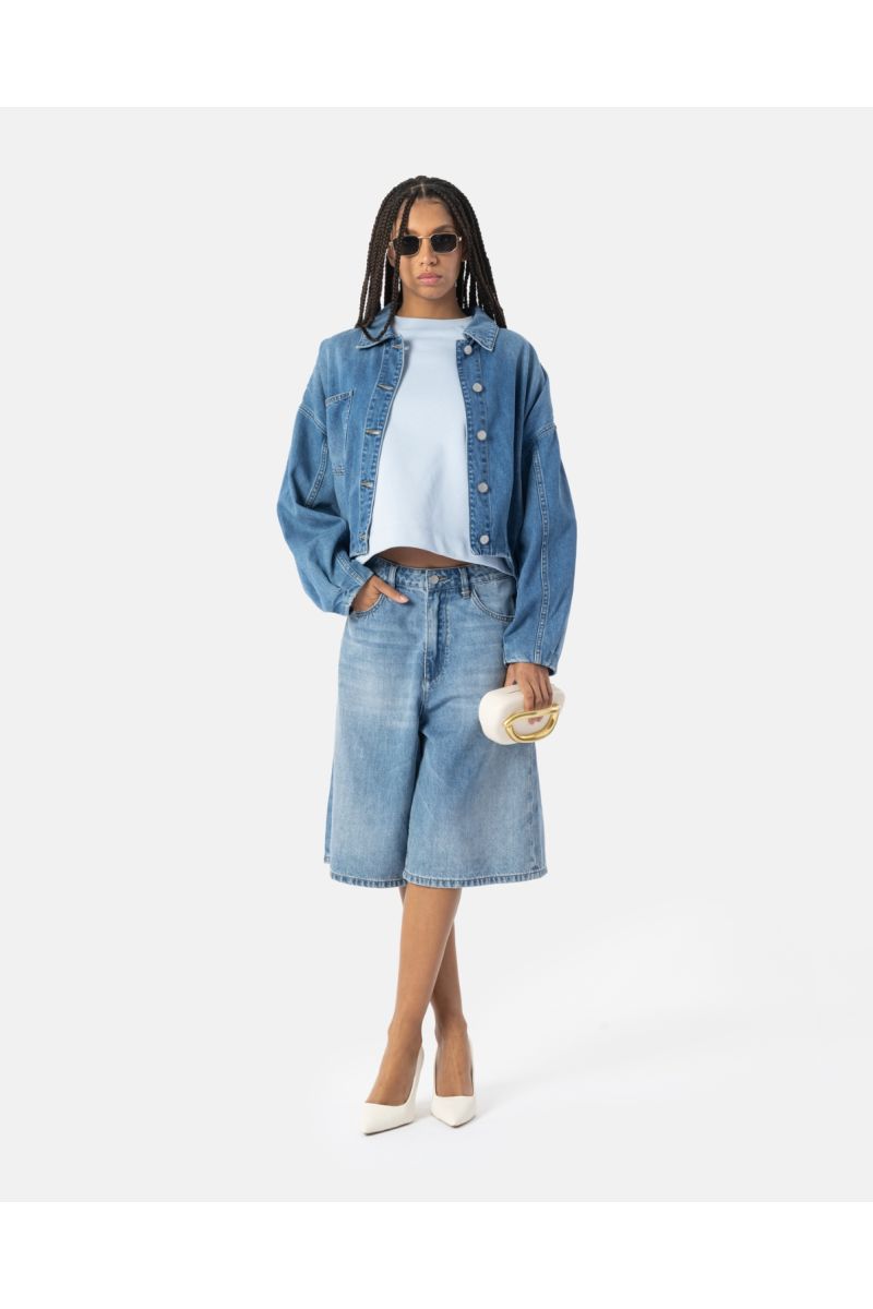 Elias Rumelis Judy Bermuda Shorts Steel Blue