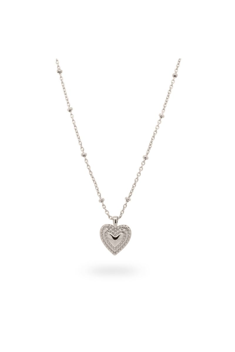 24Kae Necklace With Heart 32409S