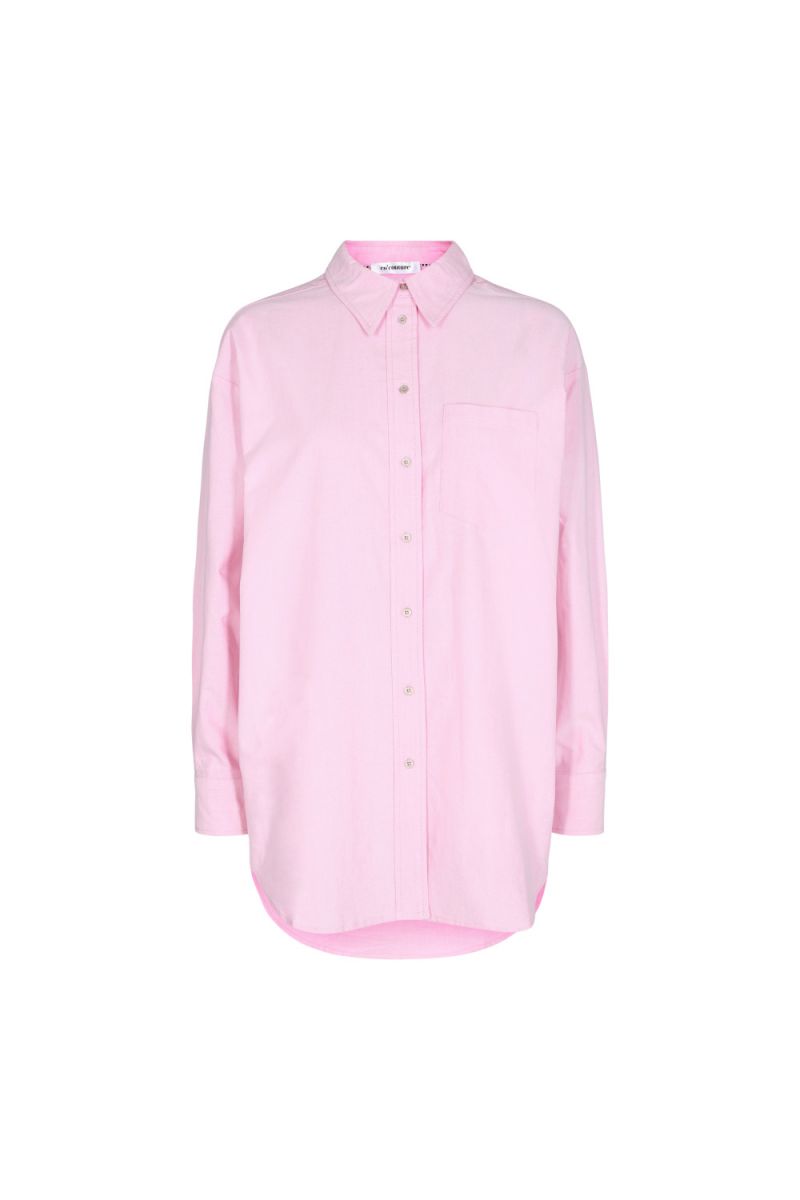 Co'Couture Chambray Oversized Shirt Candy Floss